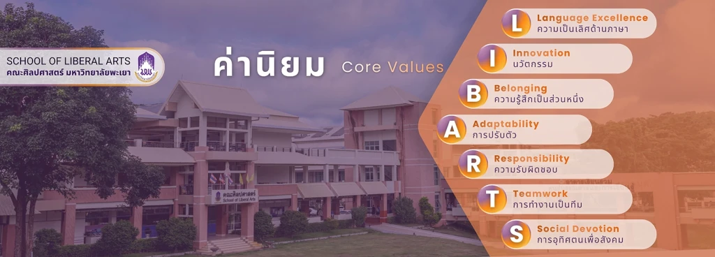 หน้าปกเว็บไซต์คณะศิลปศาสตร์
