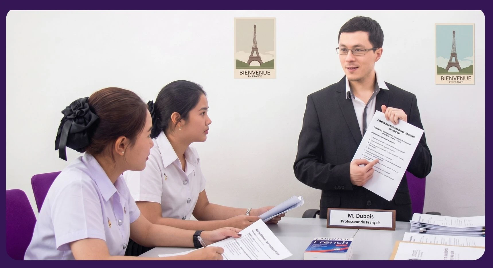 ภาพประกอบของ ศศ.บ.ภาษาฝรั่งเศส