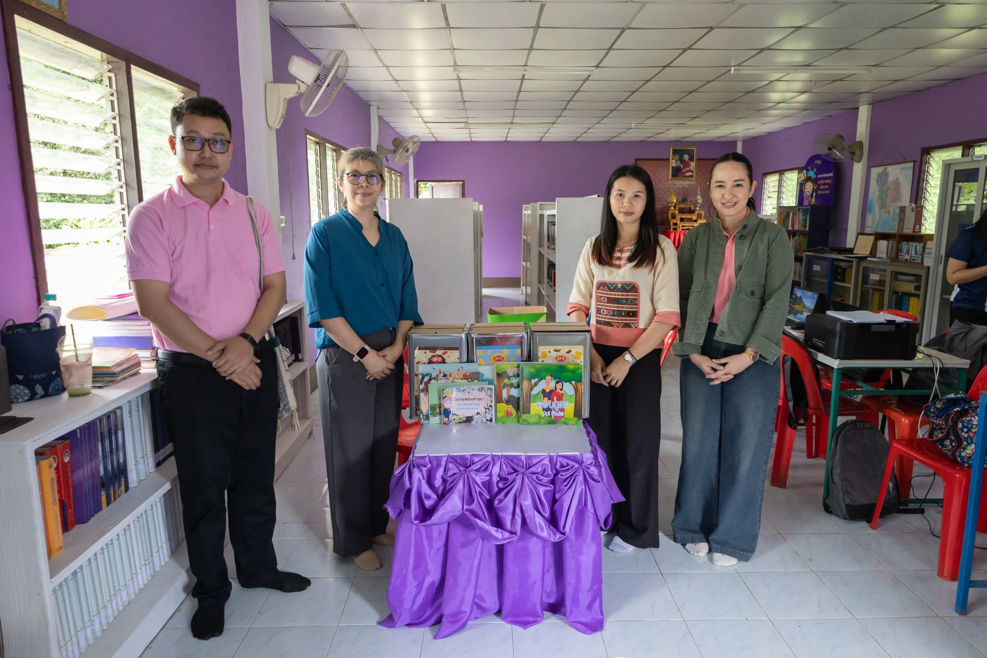 มหาวิทยาลัยพะเยาเข้าร่วมบริการวิชาการพัฒนาระบบเอกสารอิเล็กทรอนิกส์และสื่อการเรียนรู้ห้องสมุด ณ โรงเรียนตำรวจตระเวนชายแดน เบ็ตตี้ดูเมน อำเภอปง จังหวัดพะเยา