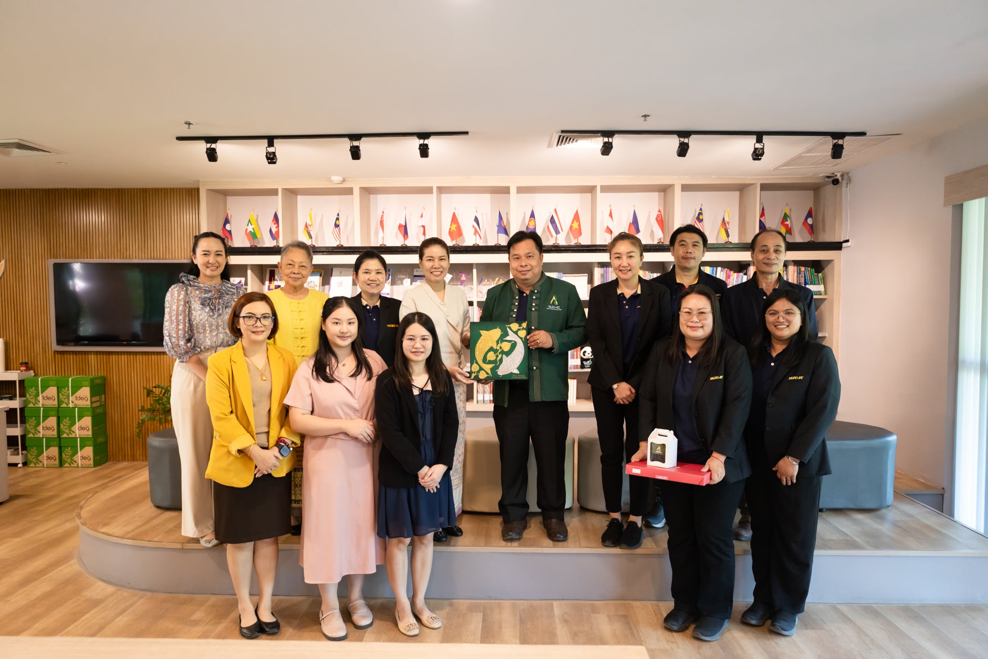 คณะศิลปศาสตร์ ให้การต้อนรับวิทยาลัยนานาชาติ มหาวิทยาลัยแม่โจ้