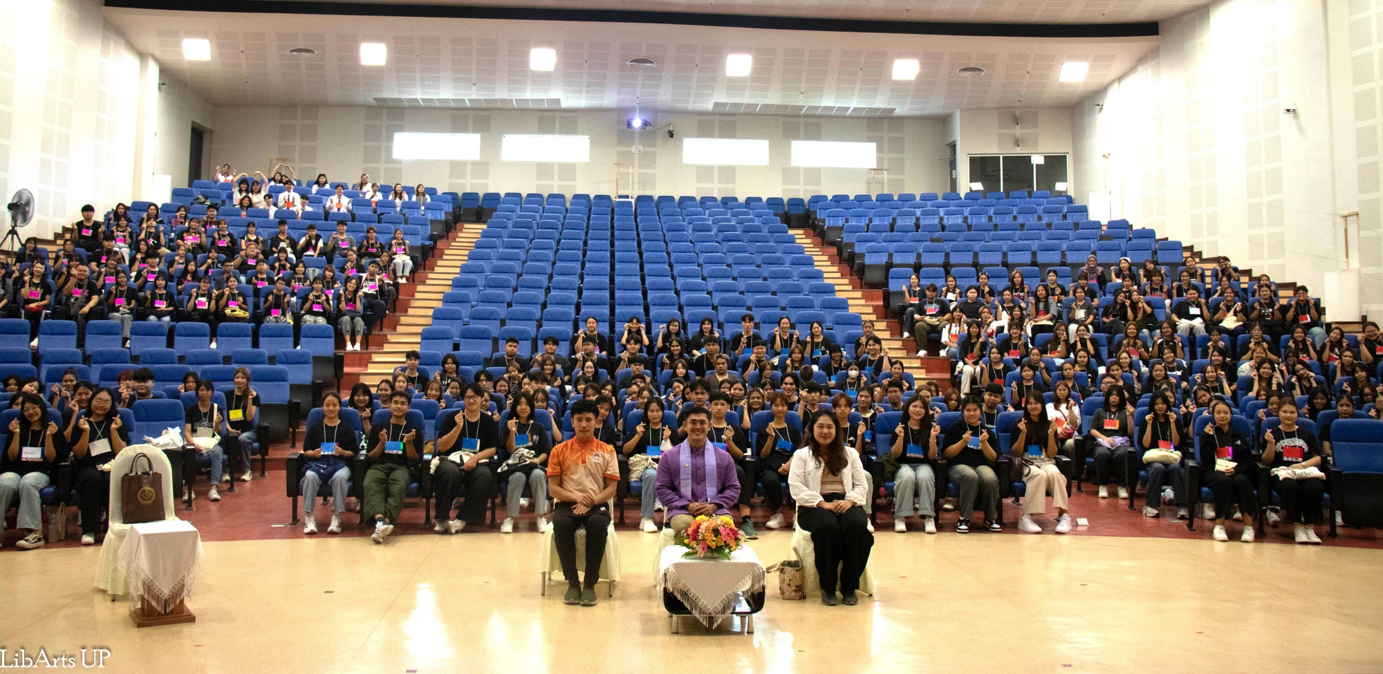 คณะศิลปศาสตร์จัดโครงการสานสัมพันธ์น้องใหม่ หล่อหลอมดวงใจเลือดสีส้มอิฐ ครั้งที่ 19