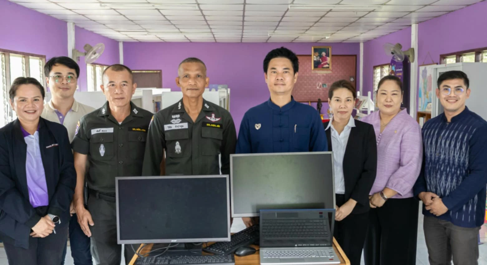 มหาวิทยาลัยพะเยาร่วมประชุมการพัฒนาห้องสมุดและสื่อการเรียนรู้ ณ โรงเรียนตำรวจตระเวนชายแดน เบ็ตตี้ดูเมน