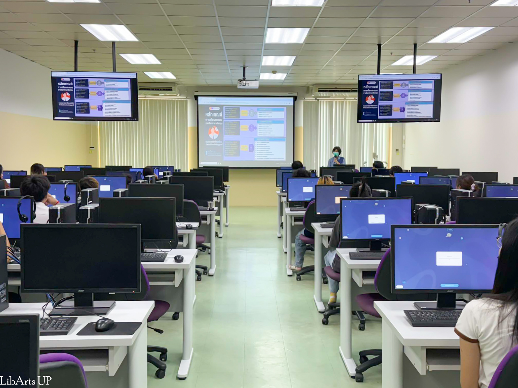 ศูนย์ภาษาจัดทดสอบวัดความรู้ภาษาอังกฤษด้วยโปรแกรมสำเร็จรูป สำหรับนิสิตระดับปริญญาตรี ทุกรหัส